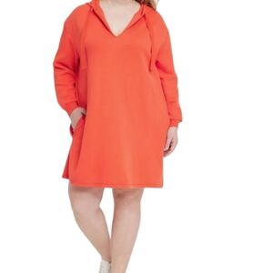 Universal Thread Orange Long Sleeve Dress